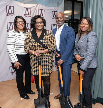 Jonathan Butler with others at New Carrollton Groundbreaking Ceremony