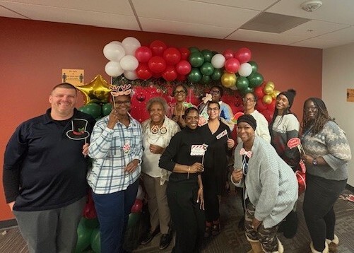 DHCD Team in their festive outfits