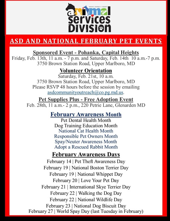 Feb ASD Events