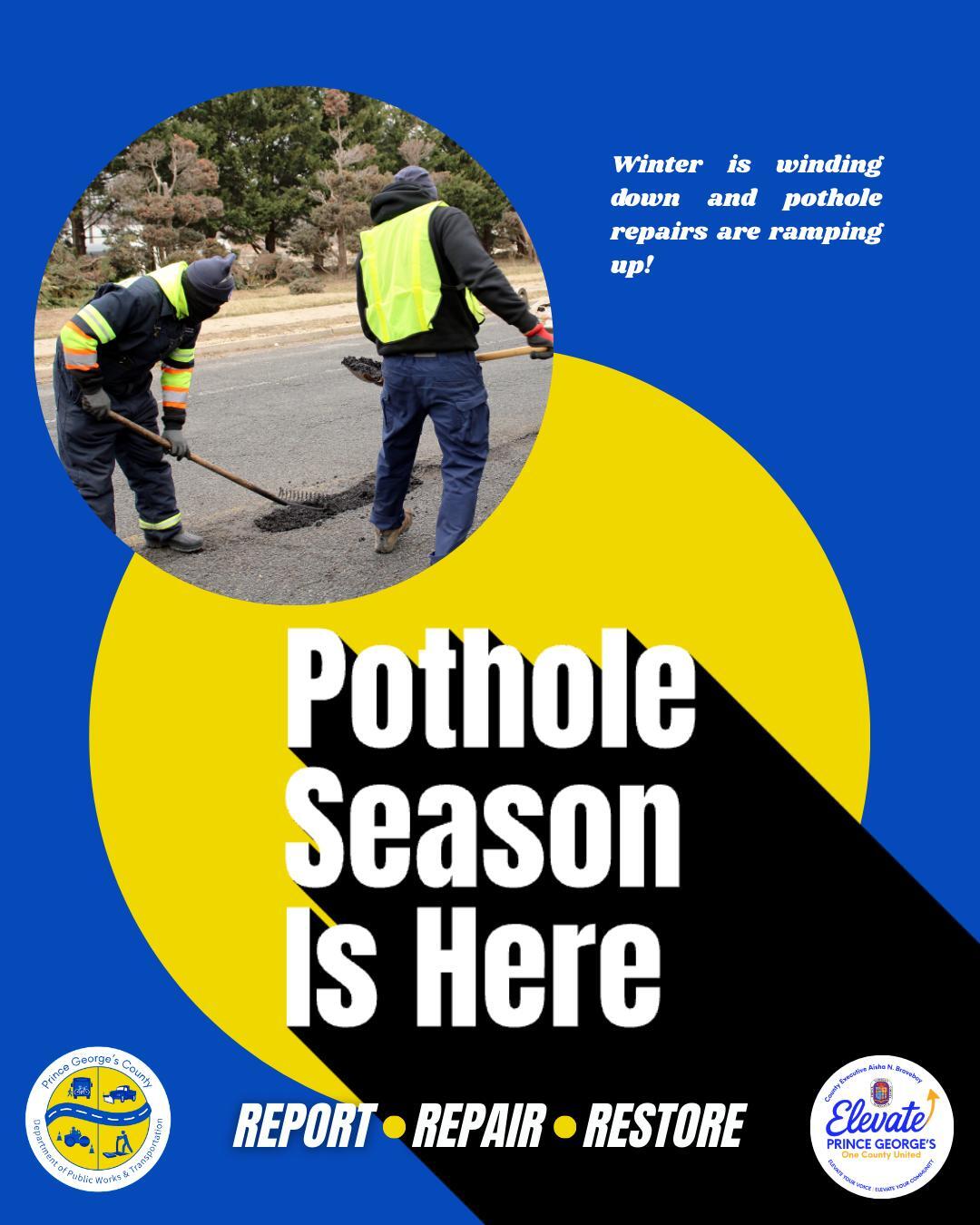 Pot Hole Season is Here
