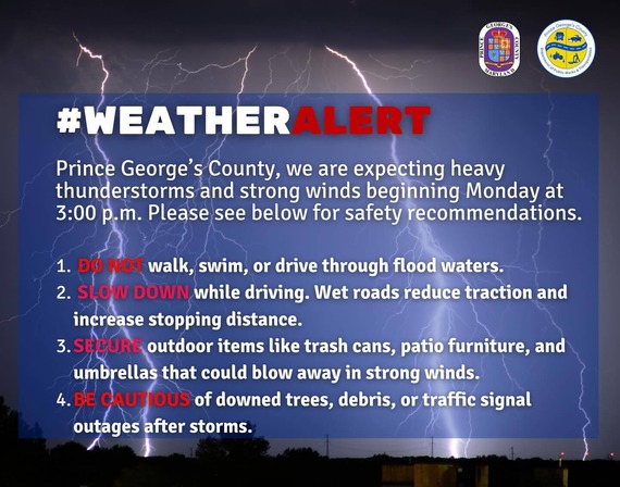 PGC Weather Alert - March 16 2026 - DPWT
