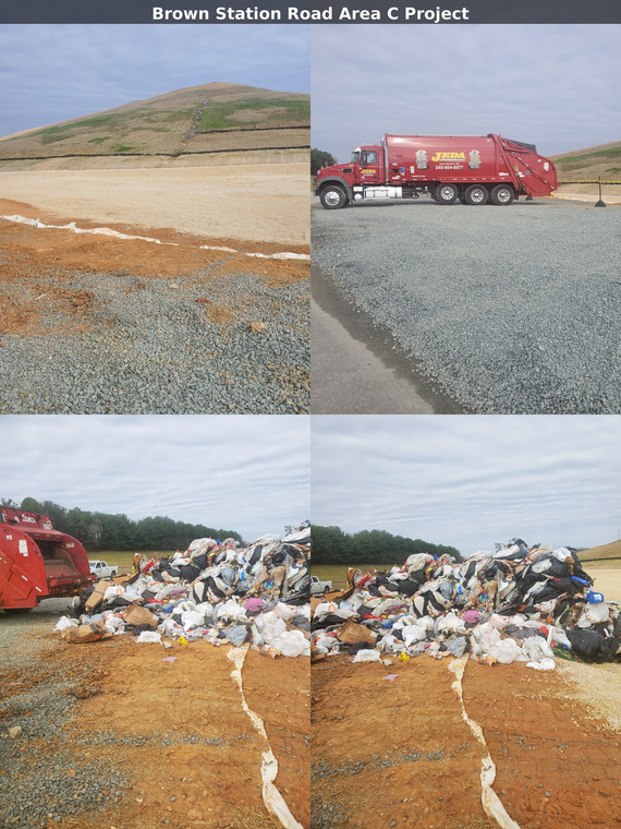 Landfill Cell C photo collage