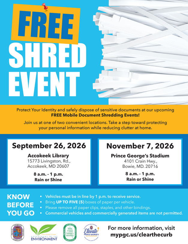 Shred Event Sept - Nov 26