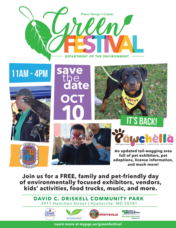 Graphic highlighting Green Festival event