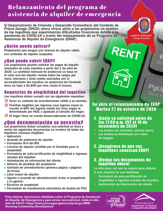 Relaunch ERental Assistance (spanish)