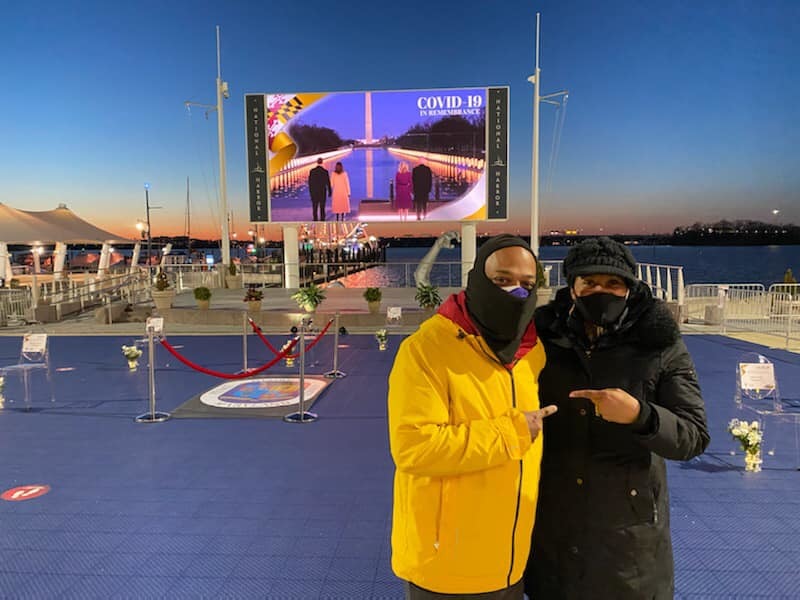 Covid 1 year - Monique and Calvin