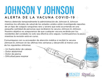 Johnson & Johnson info Spanish
