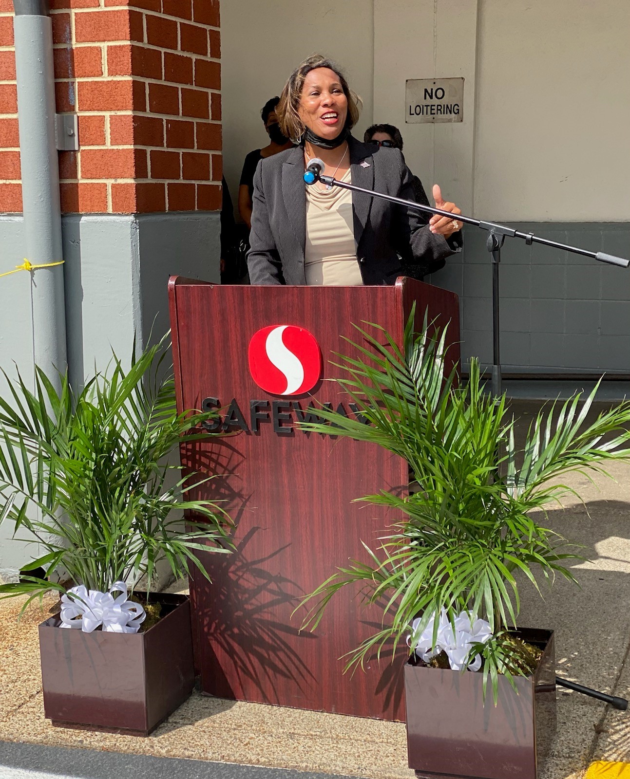 District 8 In the Community; SafewayOxon Hill Renovations; Mask