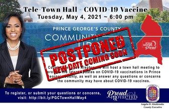 Town Hall Postponed