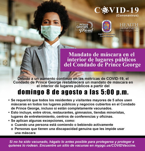 Indoor Masks Mandate - 8-8-21 Spanish