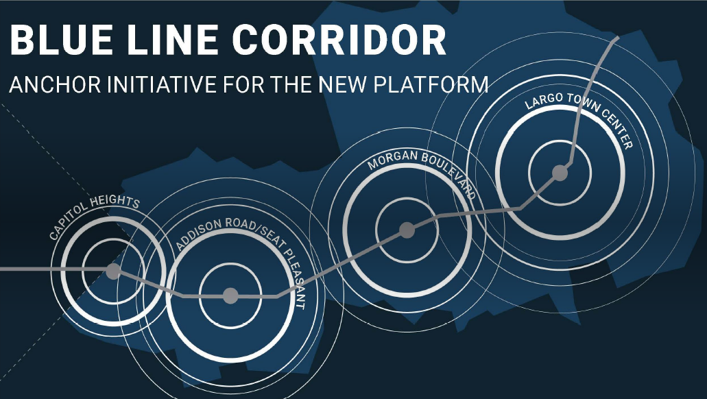 BlueLineCorridorSlideGraphic