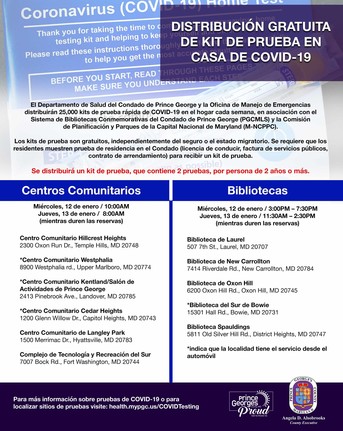 covid testing spainish