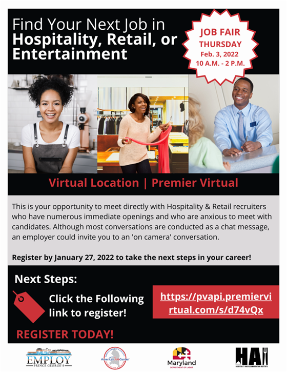 Job Fair - Hospitality Retail Entertainment