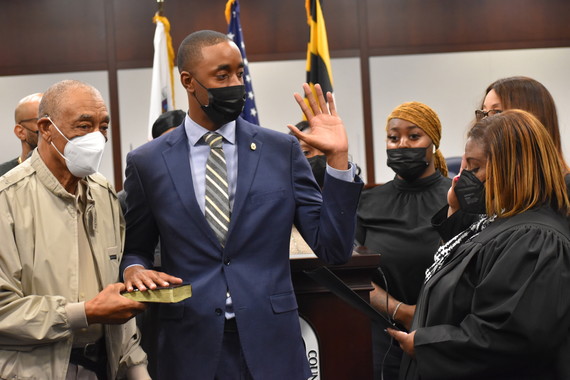 Burroughs Sworn In