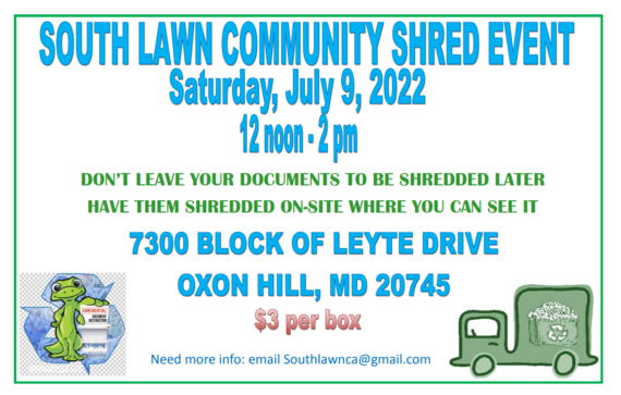 southlawn community shred event