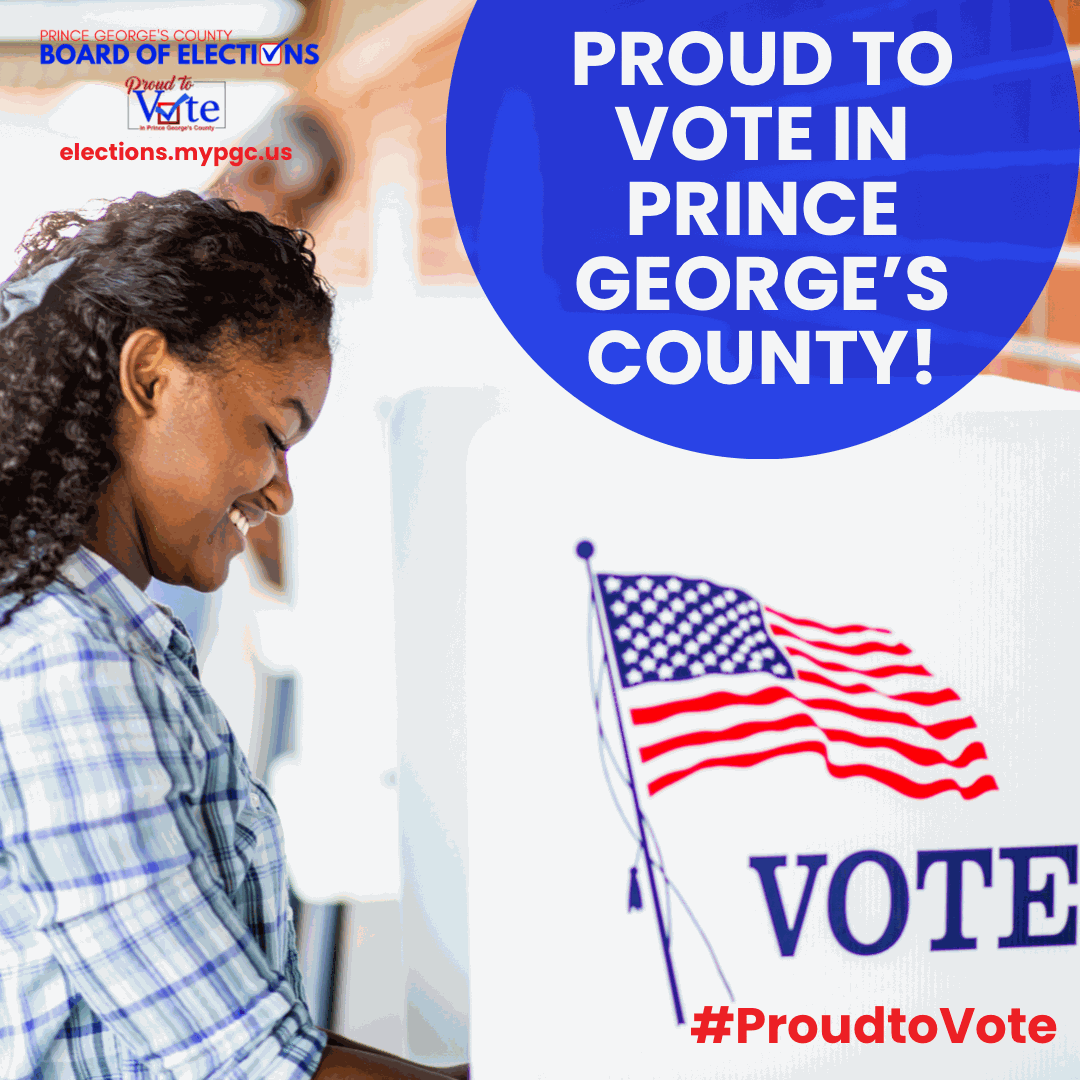 Proud to vote.English