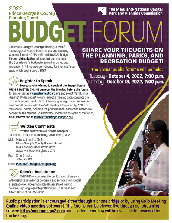 Budget Forum