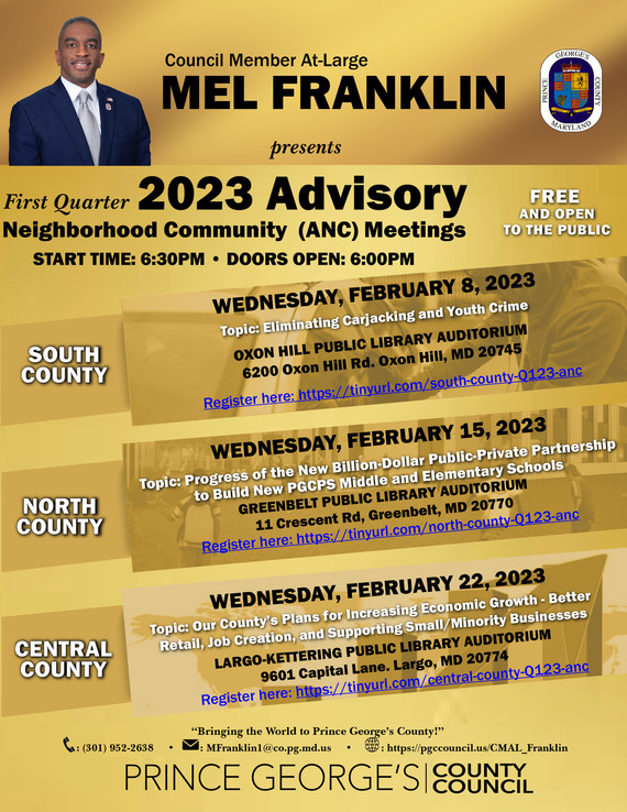 First Quarter ANC Meetings