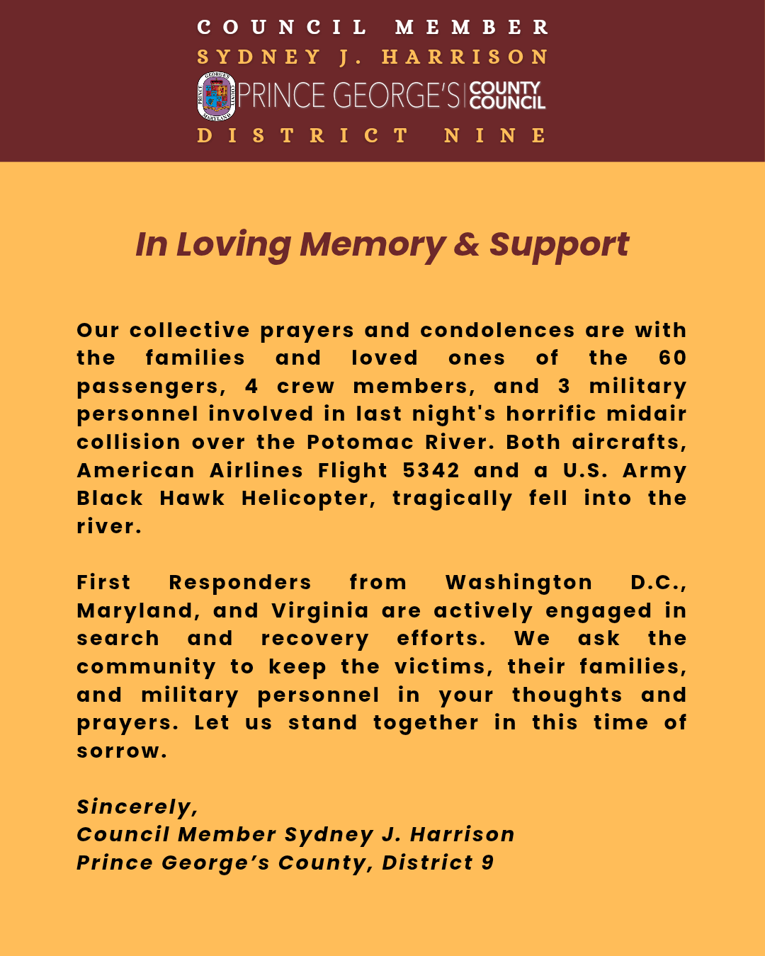 In Loving Memory & Support