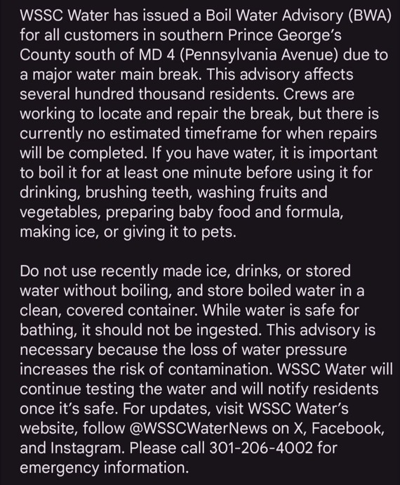 Council District 9: Winter & Water Advisory