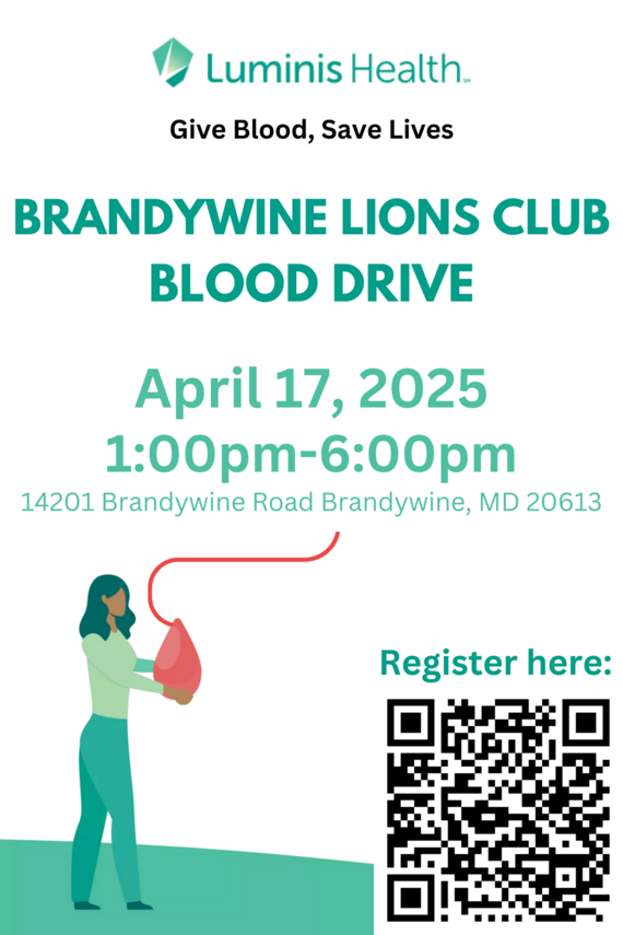 Brandywine Lions Club Blood Drive