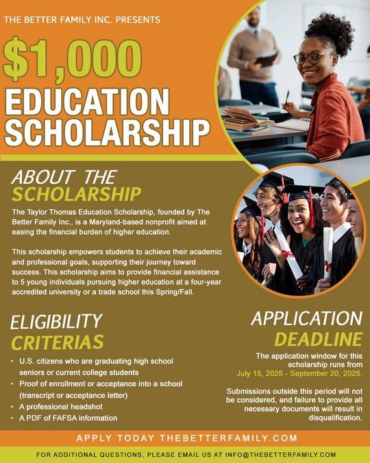 Taylor Thomas Education Scholarship