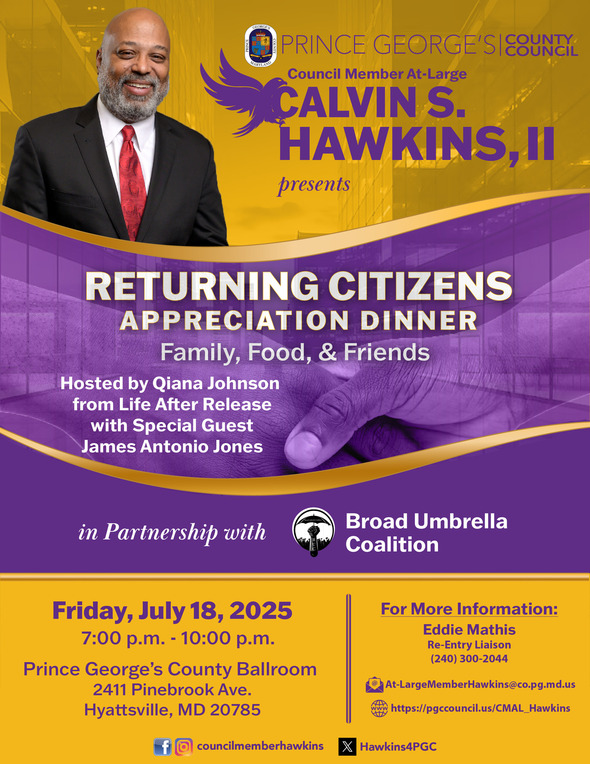 Reentry Appreciation Dinner