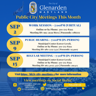 City of Glenarden Meetings