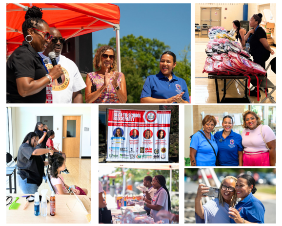 District 5 B2S Block Party Collage