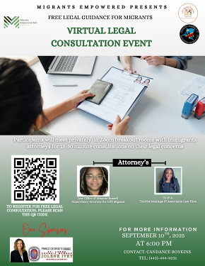 C&J Migrants Legal Consultation Event