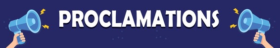 proclamation banner