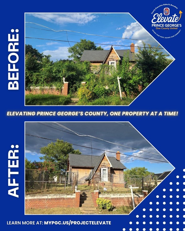 Property Clean-up, before and after