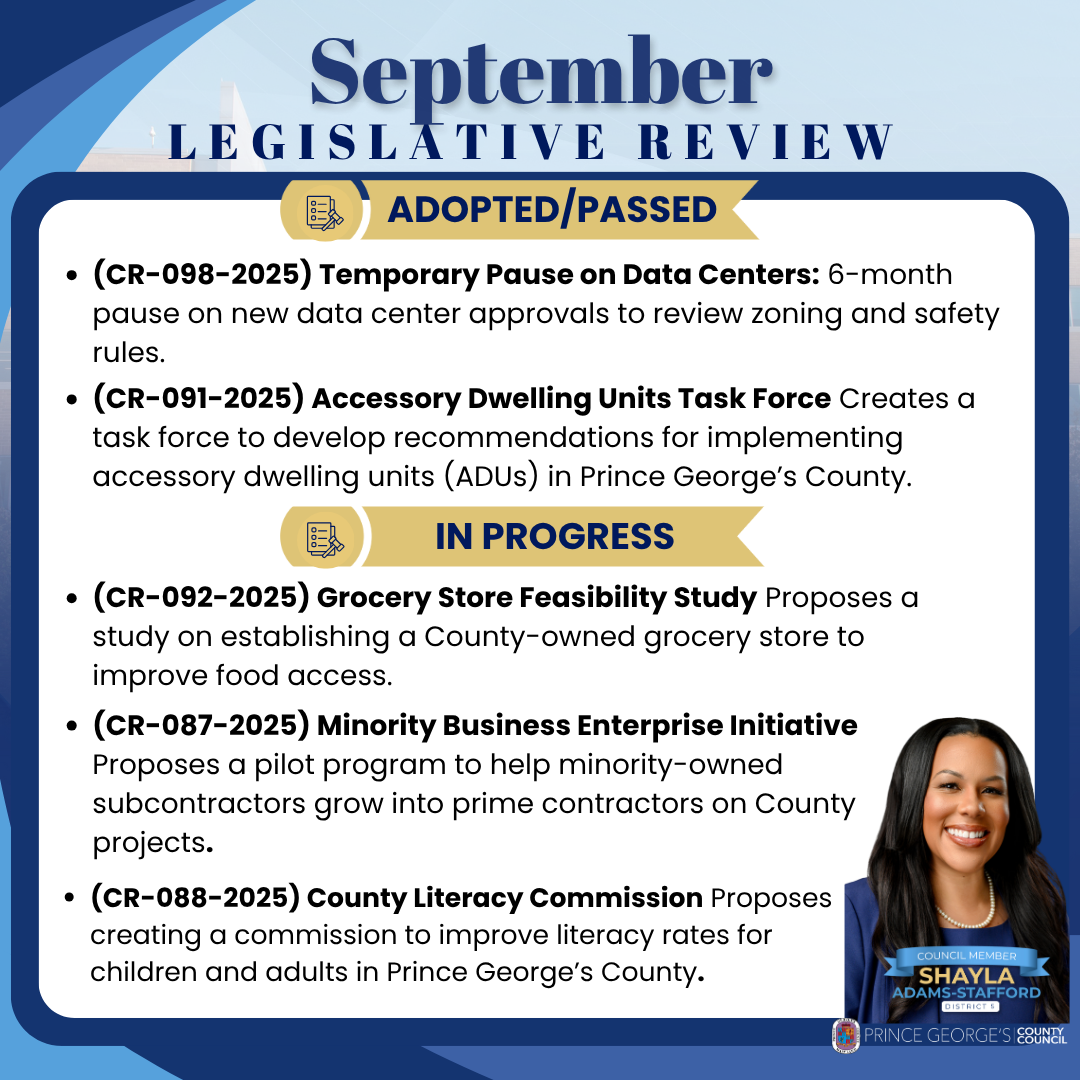 September Leg Review 2025