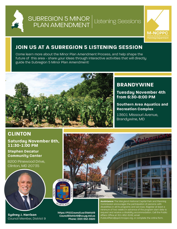 2025_Subregion 5 Listening Sessions