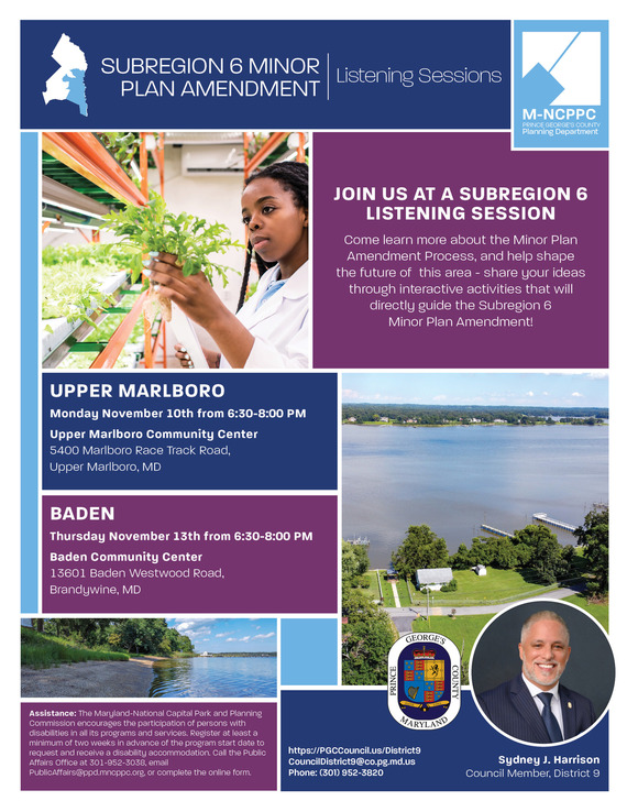 2025_Subregion 6 Listening Sessions