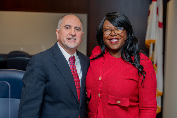 Chair Oriadha and VC Olson