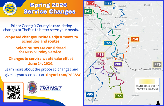 Spring 2026 service updates to TheBus