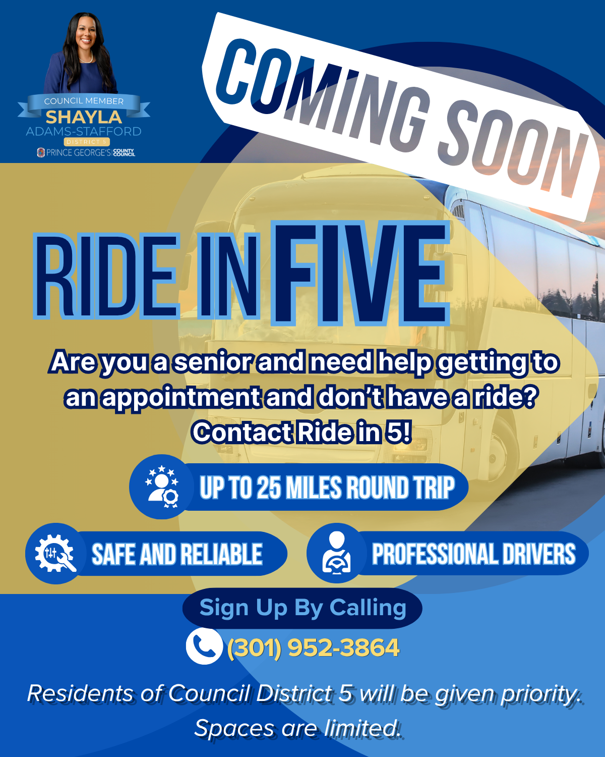 Rides in Five