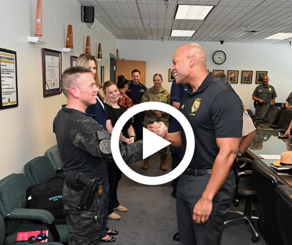 Gov. Moore and Dive Team