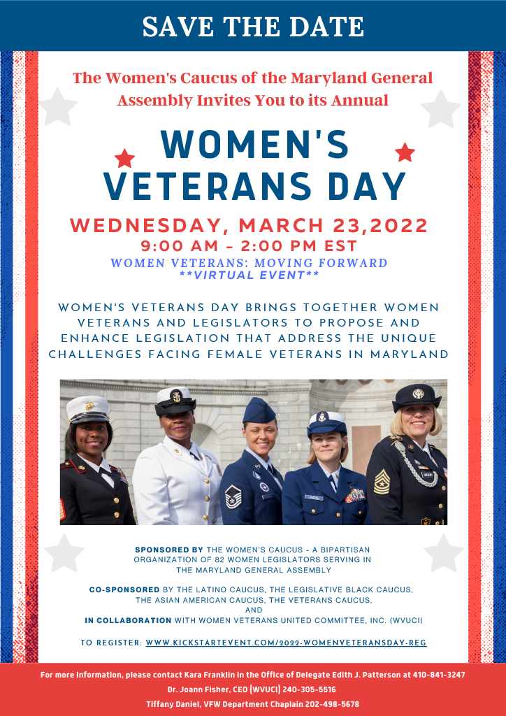 Updated Women Veterans Day flier