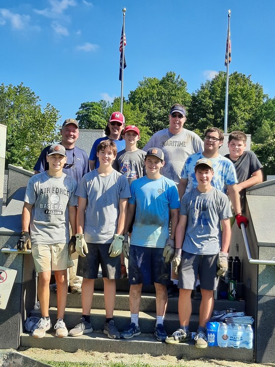 Eagle Scout project at Memorial
