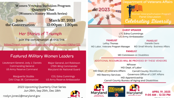 Women Veteran/Inclusion Program events