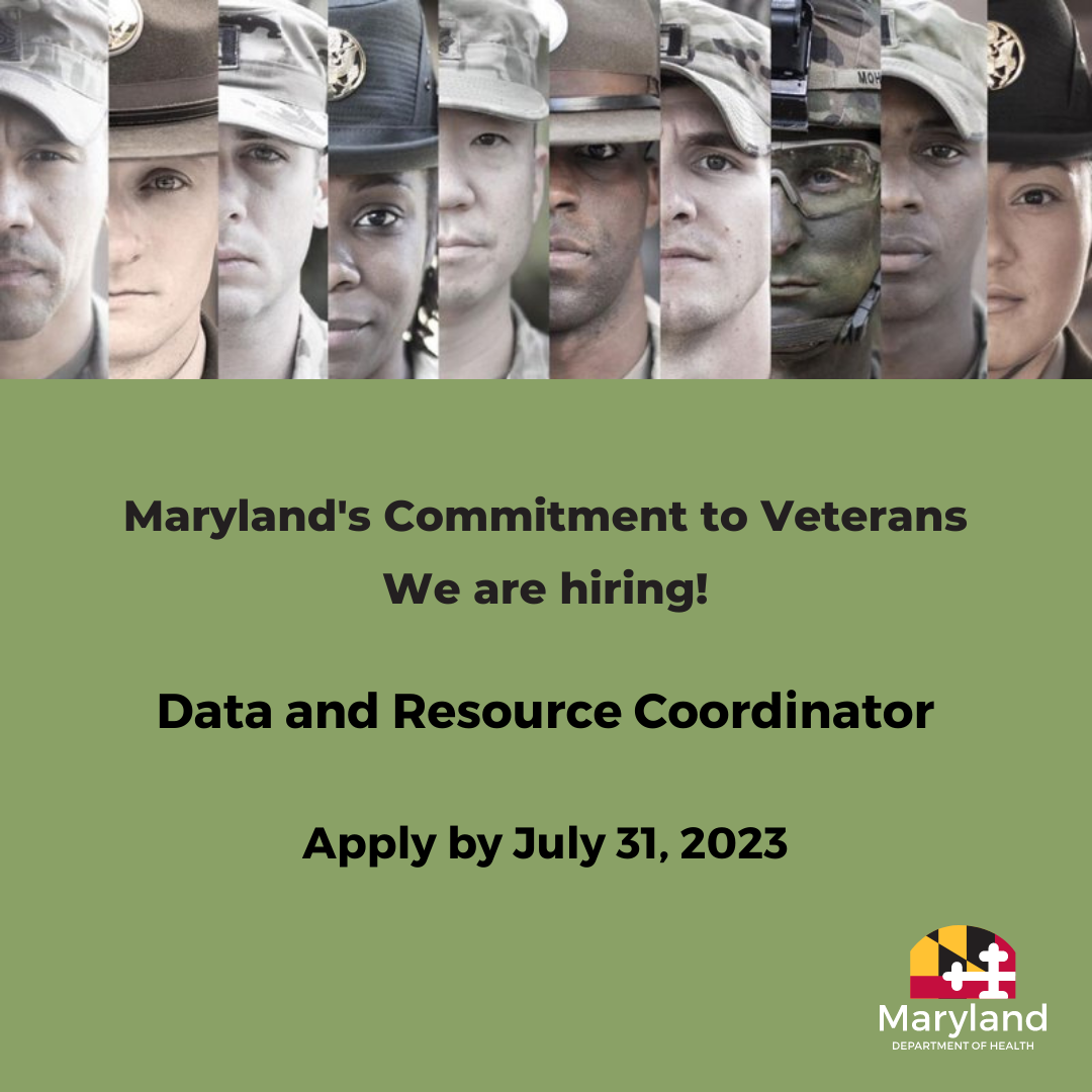 Maryland's Commitment to Veterans hiring flier