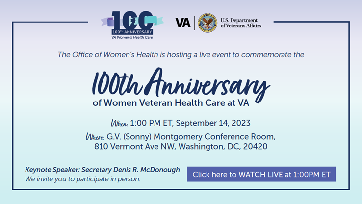 Women's Health Care at VA graphic