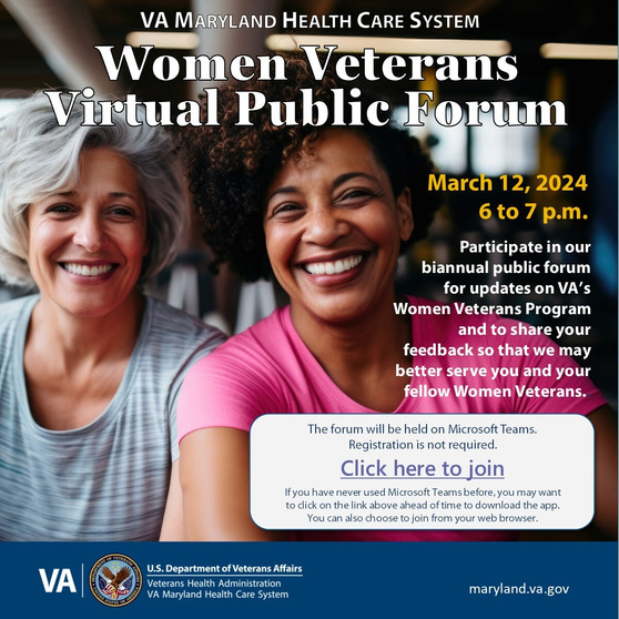 VA Women Veterans Forum