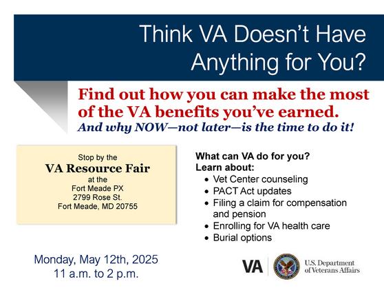May 12th VA Resource Fair