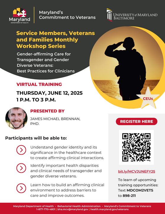Maryland's Commitment to Veterans Monthly Training