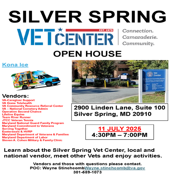 Silver Spring Vet Center Open House