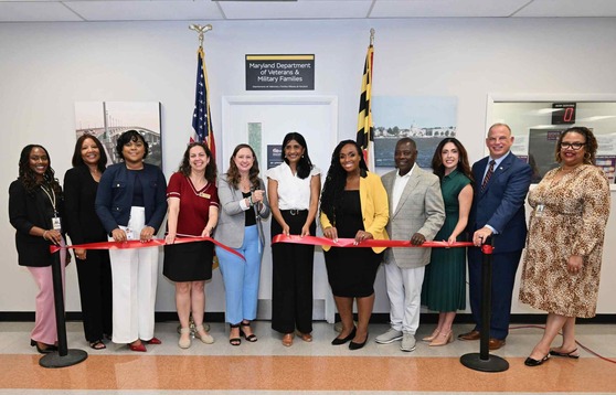 Photo of the ribbon cutting at Annapolis MVA