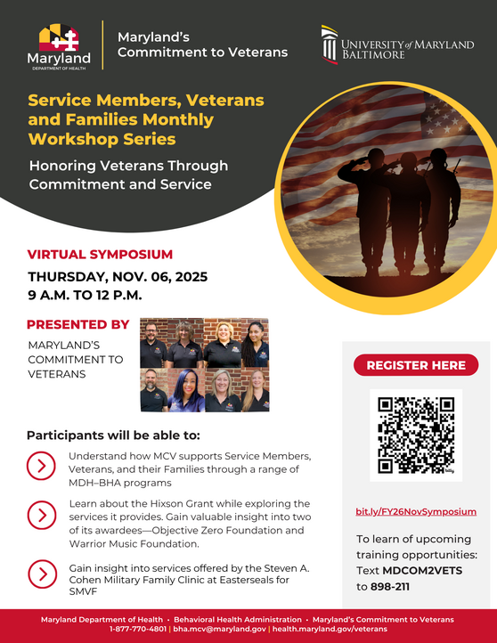 Maryland's Commitment to Veterans Virtual Symposium